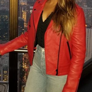 Rag and Bone Chrystie Moto Leather Jacket